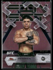 2025 Topps Finest UFC Black Refractors Rookie Jose Mariscal /20