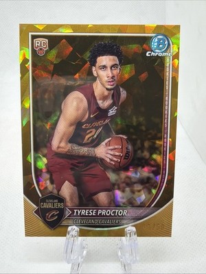 2025 Bowman Chrome Sapphire Tyrese Proctor Rookie Gold Sapphire /50 RC 6/50