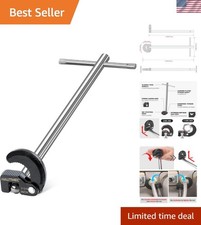 PL0024 10" Basin Wrench Sink Faucet Wrench for Tight Spaces with Adjustable 3...