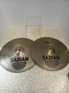 Pair Sabian 14” HH Regular Hats Signed