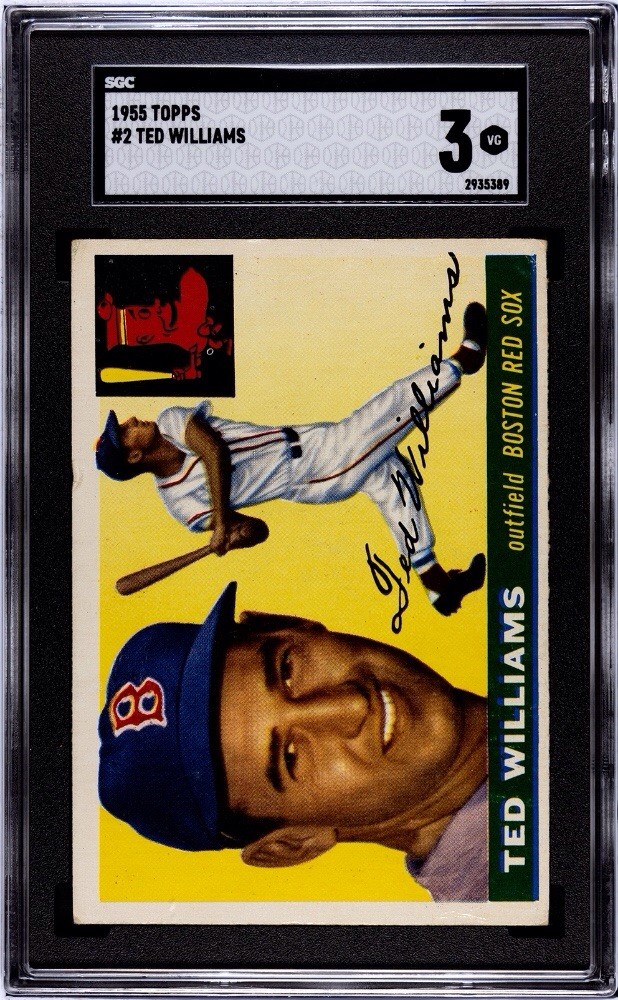 1955 Topps - Ted Williams #2 (SGC 3) Nice