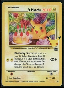 Birthday Pikachu Card | eBay Birthday Pikachu Card | eBay