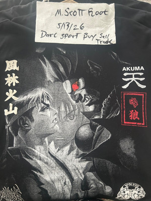 Darc sport STREET FIGHTER ryu vs akuma EXTREMELY RARE. Large.