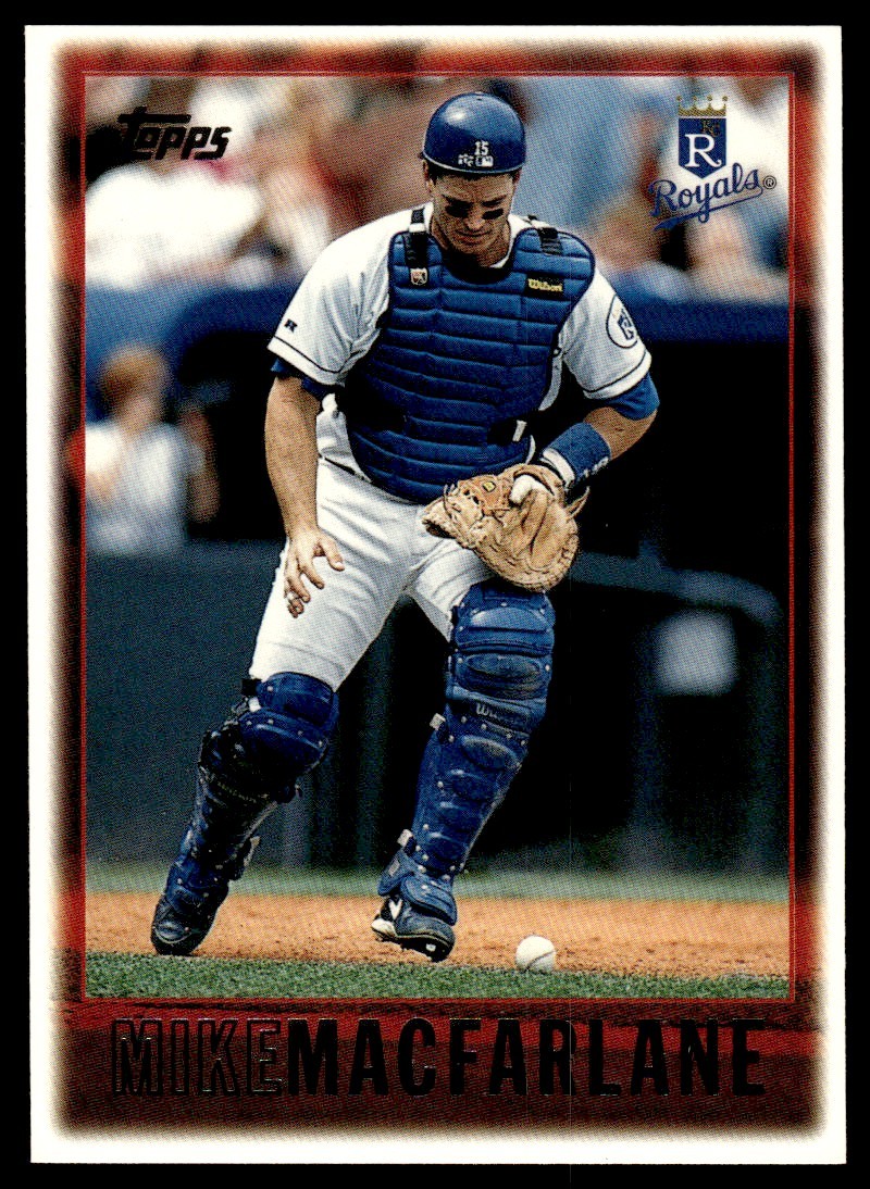 1997 Topps Mike Macfarlane Kansas City Royals #198 20870