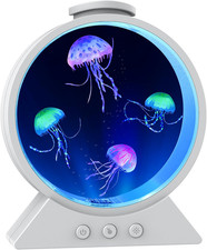 Jellyfish Lamp, 7-Color Changing Jellyfish Aquarium Light for Relax, Mood Lam...