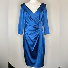 Tahari Blue Formal Dress Arthur S. Levine Size 10