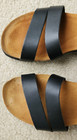 Naot Women's Kayla Leather Cross-strap Sandals Black Size 39 Excellent Condition — photo 3