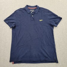 Woolrich Polo Mens Medium Blue Embroidery Shirt