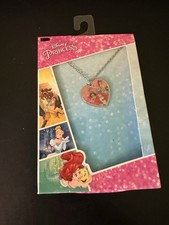 Disney Princess Costume Jewelry NWT Original Box 16" Heart Pendant Necklace