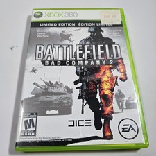 Battlefield: Bad Company 2 (2010) - Xbox 360, Tested, CIB, Limited Edition Case 
