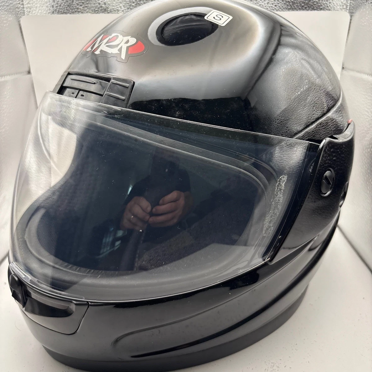 M2R Black Motorcycle & Powersports Helmets for sale | eBay