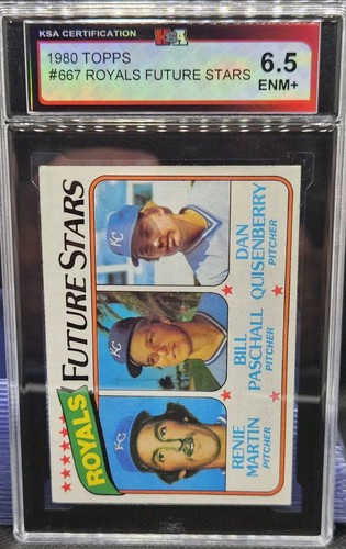 1980 Topps Dan Quisenberry Future Stars Rookie KSA 6,5 ⚾️⚾️⚾️ Kansas City Royals - Photo 1 sur 3