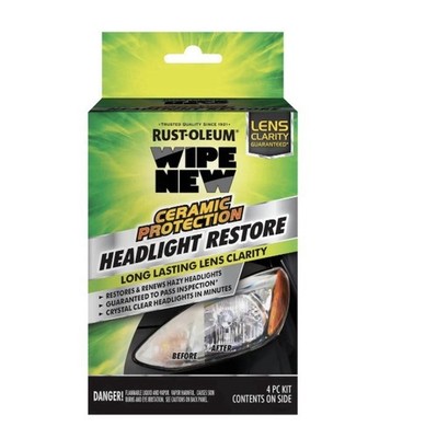 Rust-Oleum Wipe New Clear Lens Headlight Restore Kit