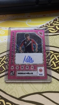 2023 Donruss FIFA Signature Series Pink Velocity Prizm Andreas Moller Auto