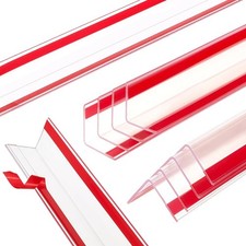 10Pcs Wall Corner Protectors 15.8x1.6 Inch Self Adhesive Corner Protectors Tr...