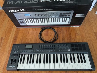 M-Audio Axiom 49 Key USB MIDI Keyboard Controller In Box With Cable