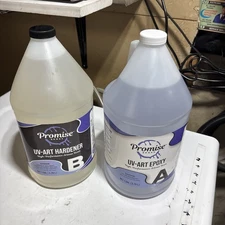 Promise Epoxy - 2 Gallon Kit of Crystal Clear Table Top Epoxy Resin