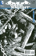 Batman The Dark Knight #13B Terror B&W 1:25 Variant FN 2012 Stock Image