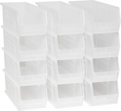 30234 AkroBins Plastic Storage Bins Space-Saving Stackable Bins Garage Pantry