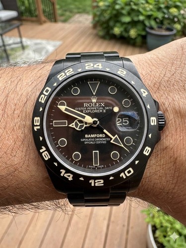 Rolex Explorer II 16570 Bamford Limited Edition PVD 