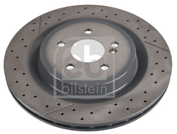 2X Febi Bilstein Bremsscheibe 107722 FüR Mercedes Klasse Cla Slk Slc C117 W176-image