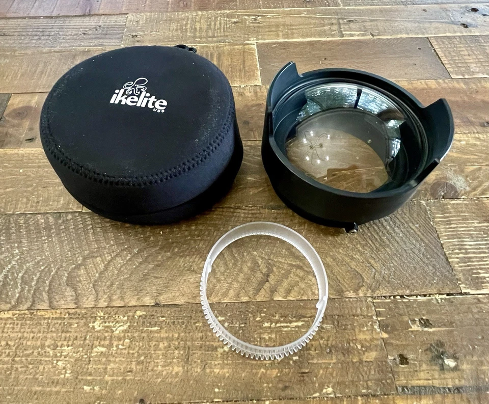 Puerto domo Ikelite con control de zoom para lentes gran angular sin espejo LEER Foto 2 de 4