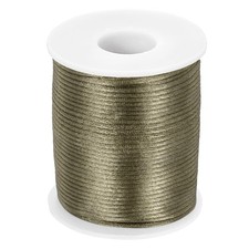 Nylon String Cord 1.3mm x 102 Yards Thread Twine String Beading Cord,Khaki
