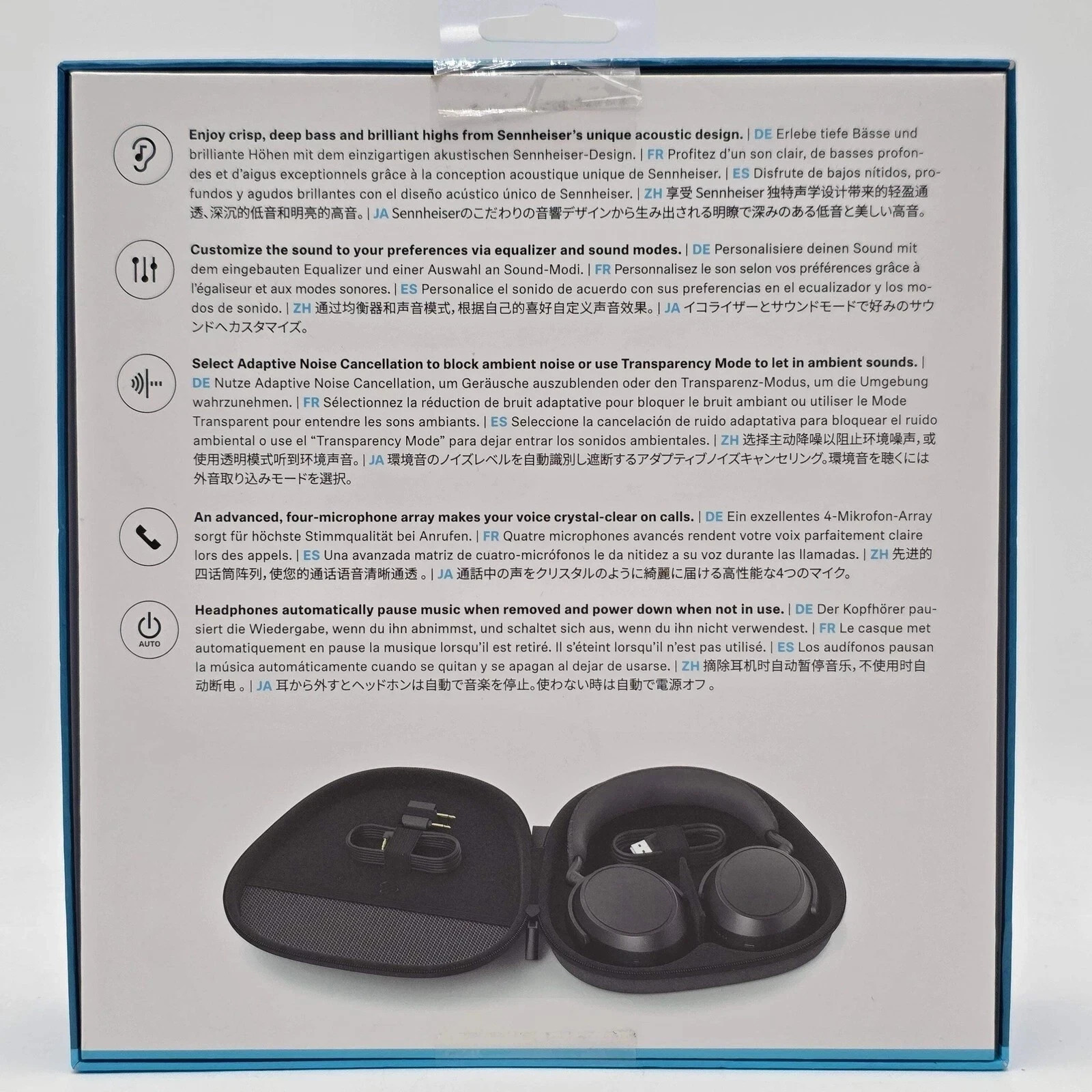 Sennheiser Audio Momentum 4 Wireless Noise Cancellation Headphones 2