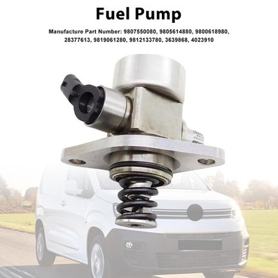 High Pressure Petrol Fuel Pump 9807550080 Fit Peugeot 208 308 Fit Citroen C4