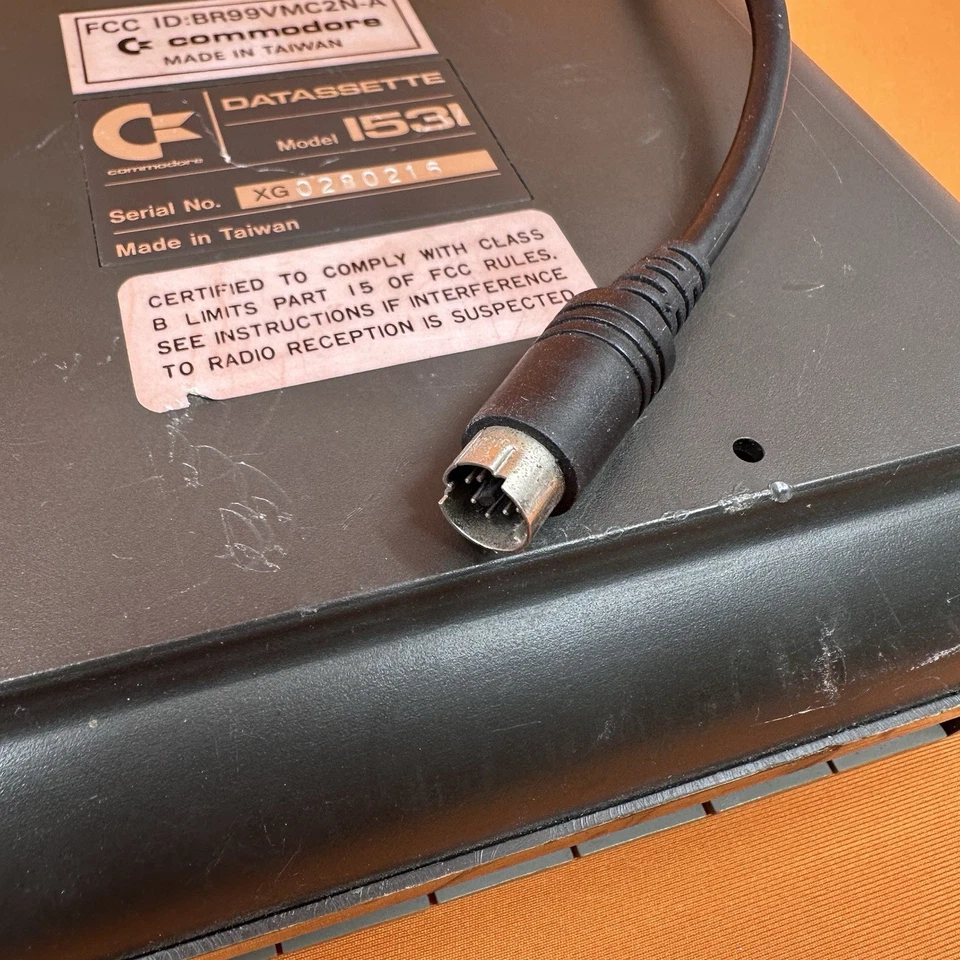 Commodore 1531 Datasette Tape Drive With Manual Suit Plus/4 C16 Tested - Image 4 of 4