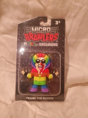 Frank the Clown Micro Brawler, New in Box, Wrestling Figure