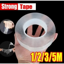 Heavy Duty Nano Tape Double Sided Reusable Self-Adhesive Clear Mounting Tape