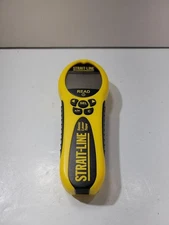 STRAIT-LINE Sonic Laser Tape Digital Ultrasonic Distance Measurer Tool Yellow