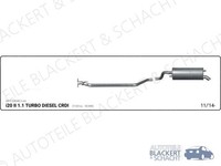 Imasaf Auspuffset Ab DPF für Hyundai I20 II 1.1 TD Crdi 11/2014- | Rohr+Esd