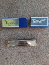 The American Ace Harmonica , Made in Ireland Original Box