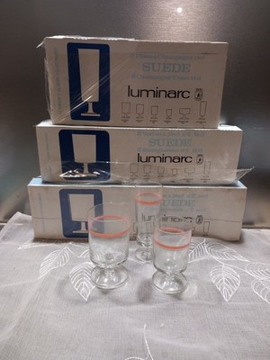 18 Luminarc Gläser '' Schweden '' Nr. 2 /4/ 13 VINTAGE 