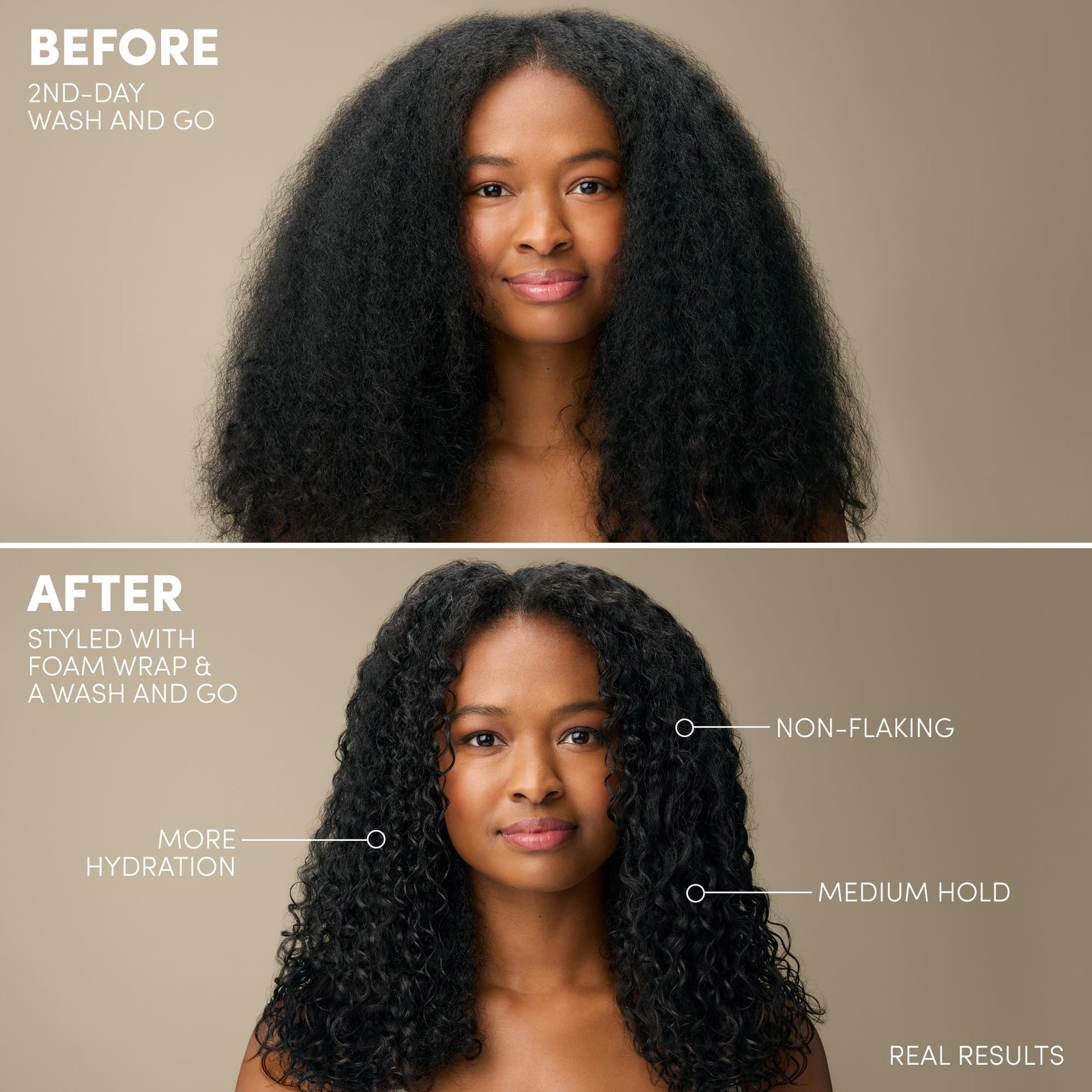 Mizani Foam Wrap Curly Hair Foam - Hydrates Curls Anti-Frizz 8 oz