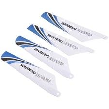 4pcs replacement blades for rc helicopter rotor S107, blue Z4K78546