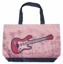 Hannah Montana Guitar Oversized Canvas XL Tote Bag Rock Disney Loungefly NWT