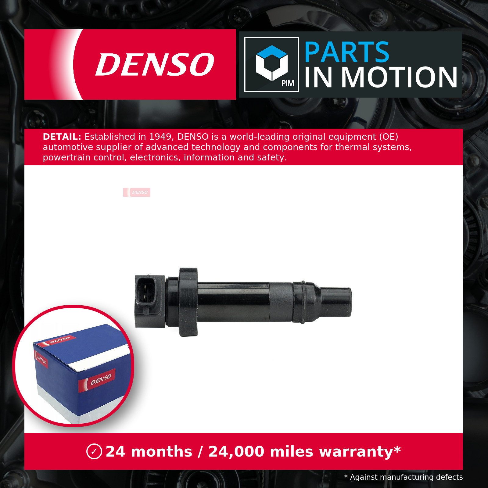 2x ✅Fits DENSO DIC-0215 IGNITION COIL ⭐UK Seller⭐ - Image 3