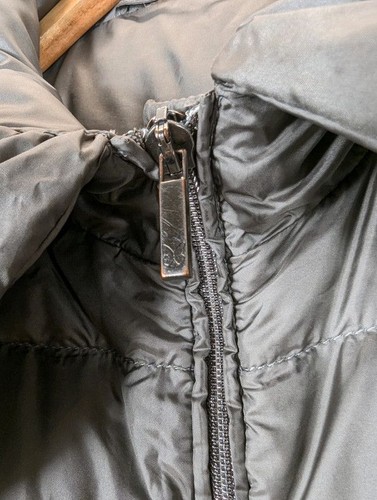 Weekend Max Mara Puffer Coat Ladies Size 10 Taupe Brown Down Filled Mid Length - Picture 3 of 10