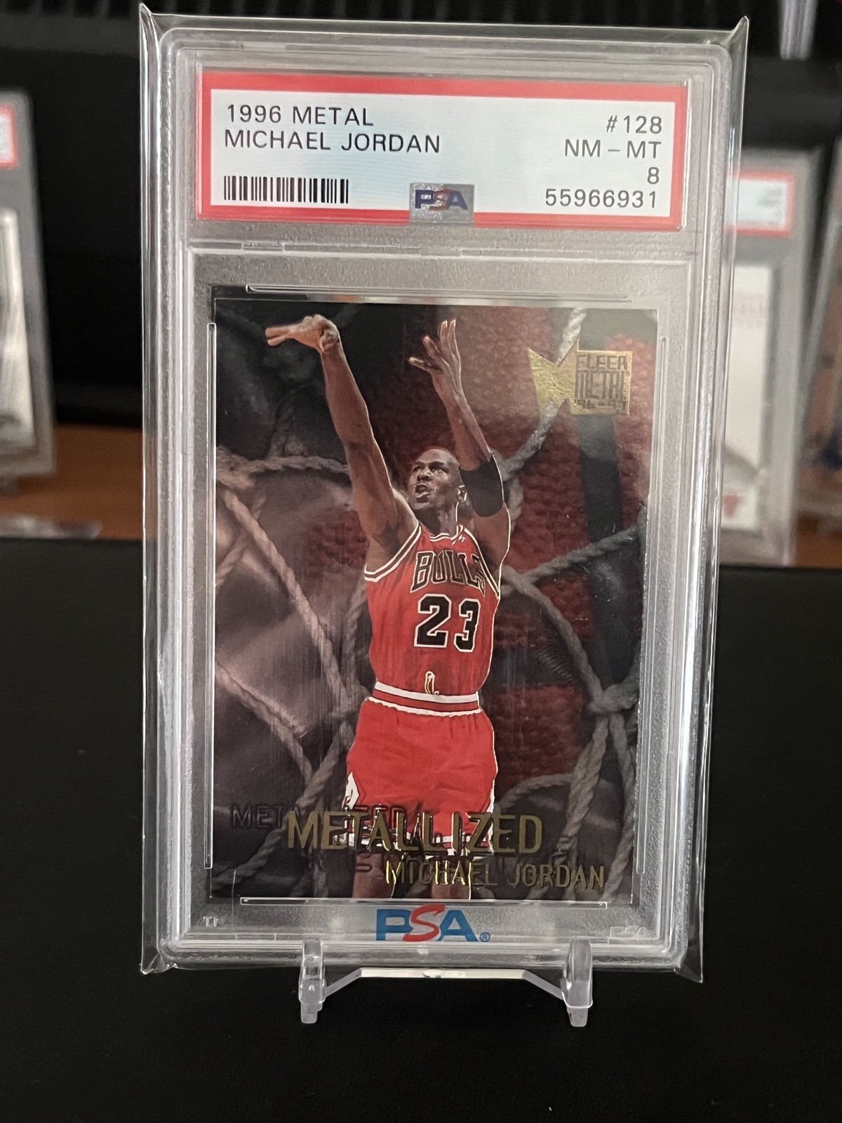 1996-97 Fleer Metal - Metallized Michael Jordan #128 view 1