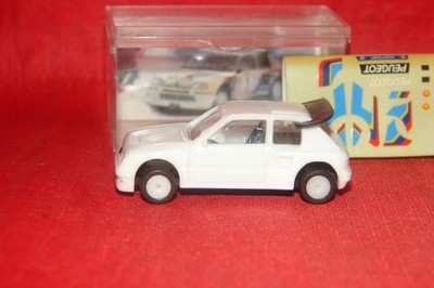 MIBER HO CAR PEUGEOT 205 TURBO 16 ELECTRIC TRAIN MICRO BOX