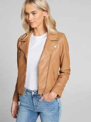 Stylish Women's Leather Jacket, Lambskin Soft Leather Biker Handmade Biker Moto