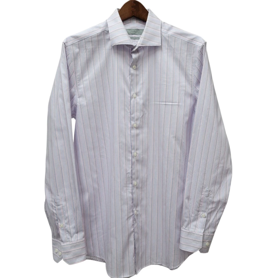 Perry Ellis Premium Men's Slim-Fit Plaid Dress Shirt Size 16 34-35 NWOT Lot Of 3 - Image 4 of 4