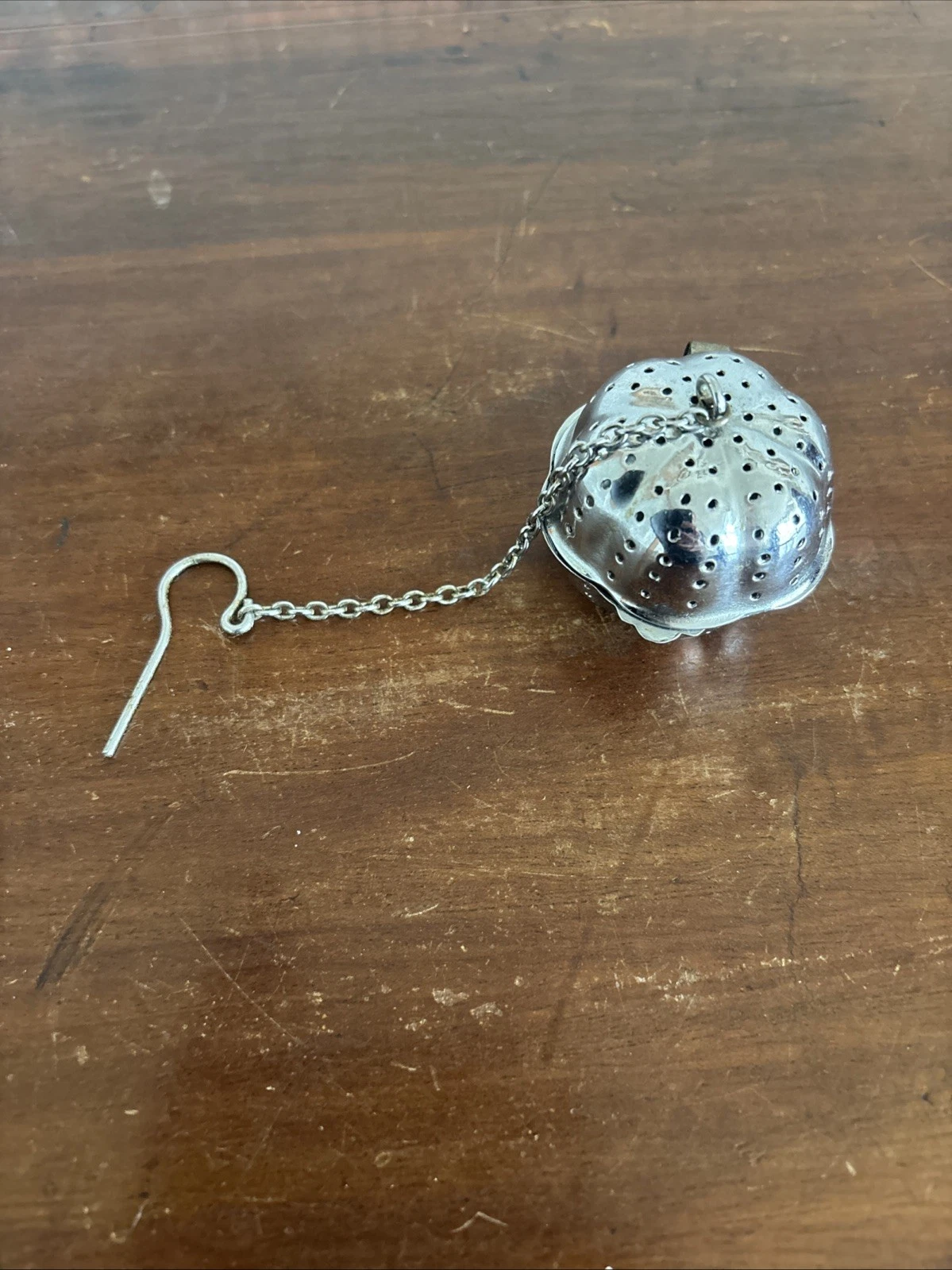 Vintage Chrome Ball Tea Infuser