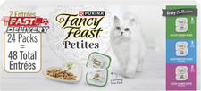 Purina Fancy Feast Gourmet Wet Cat Food Variety Pack, Petites Gravy Collection,