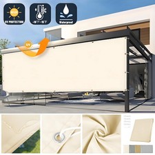 Waterproof Straight Edge Sun Shade Sail Garden Sunscreen Canopy Outdoor Tent