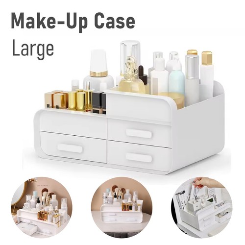Large Makeup Cosmetic Organiser Dressing Table Make-Up Holder Tidy Storage Box - Picture 15 of 19