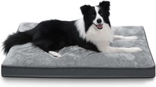 Dog Crate Bed Waterproof Deluxe Plush Dog Beds with Removable Washable Cover Ant
